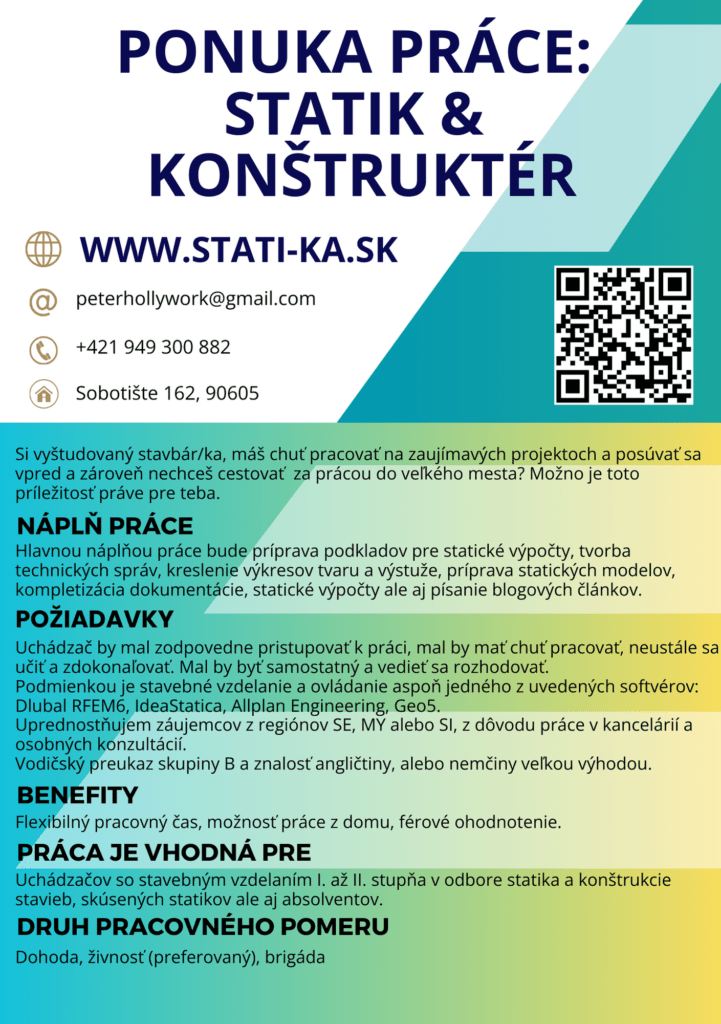 inzerát statika